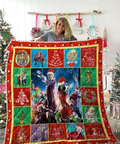 Guardians Of The Galaxy Christmas Version Quilt Bedding Set with Bed Set for Kids