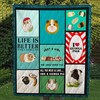 Guinea Pig Love Quilt Blanket, Ideal for Pet Owners