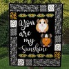 Guinea Pig's Sunshine Quilt Blanket for Animal Lovers