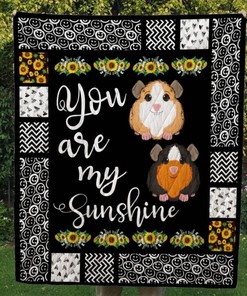 Guinea Pig's Sunshine Quilt Blanket for Animal Lovers