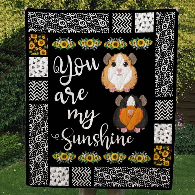 Guinea Pig's Sunshine Quilt Blanket for Animal Lovers