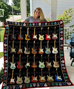 Guitar Lover Alert! Types Of Guitar Quilt Blanket Is Here