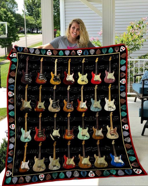 Guitar Lover Alert! Types Of Guitar Quilt Blanket Is Here