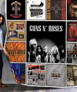 Guns N' Roses Best Albums Quilt Bedding Set - Ideal for Fans of This Legendary Band