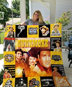 Gunsmoke for Fans Design Collection Quilt Bedding Set for Western-Themed Homes