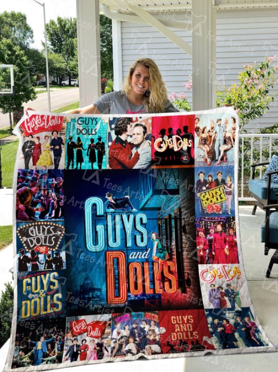 Guys And Dolls Combined Retro Inspired Quilt Bedding Set