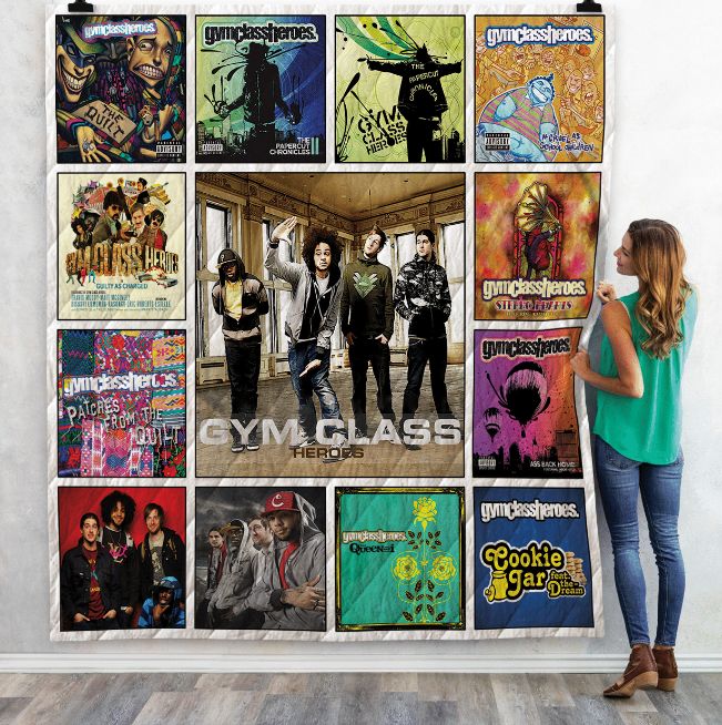 Gym Class Heroes Albums Collection Quilt Bedding Set for Fans