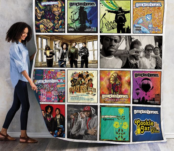 Gym Class Heroes Albums Collection Quilt Blanket