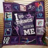 Gymnastics Born To Tumble Gymnastics Quilt Bedding Set - Perfect for Gymnastics Enthusiasts