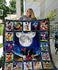 H Mickey Mouse Quilt Blanket Ver 17 - Vintage Mickey Mouse Quilt Bedding Set for Fans