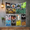 H2O Band Collection Album Inspired Quilt Bedding Set for Music Lovers