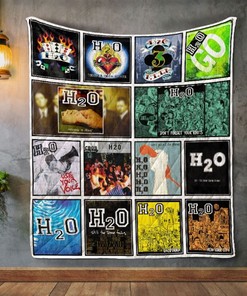 H2O Band Collection Album Inspired Quilt Bedding Set for Music Lovers