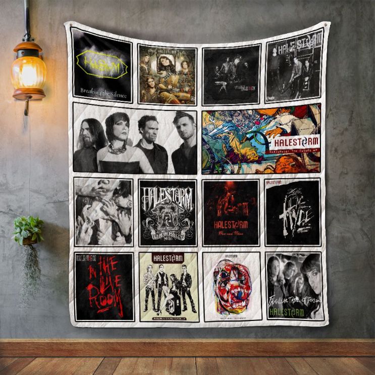 Halestorm Band Album Quilt Bedding Set for Rock Lovers