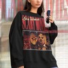 Halloween Scary Movie Sweatshirt with Freddy, Jason, and Myers Retro Shirt Quotes