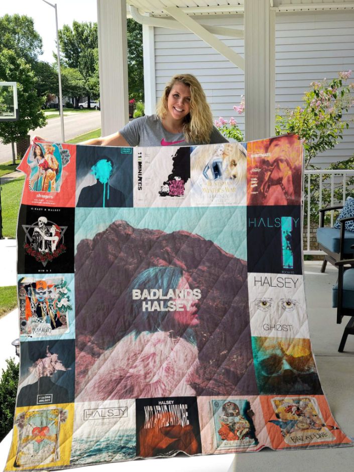 Halsey Albums Badlands Ghost Quilt Bedding Set for Fans