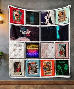 Halsey Singer Albums Quilt Blanket - The Perfect Addition to Your Halsey Collection