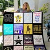 Hamilton Quote Designs Collection Quilt Blanket for Fans