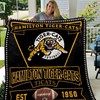 Hamilton Tiger-Cats Quilt Blanket - DUP