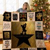 Hamilton meets Mickey on this Festive Quilt Blanket - Perfect for Fans