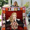 Handmade Madonna Plus Size Collected Quilt Bedding Set for Music Fans