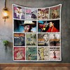 Hank Williams Album Vintage Quilt Blanket - Personalized Blanket for Country Music Fans
