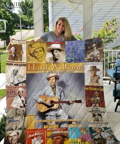 Hank Williams Collection Quilt Blanket - For Lovers of Classic Country Music