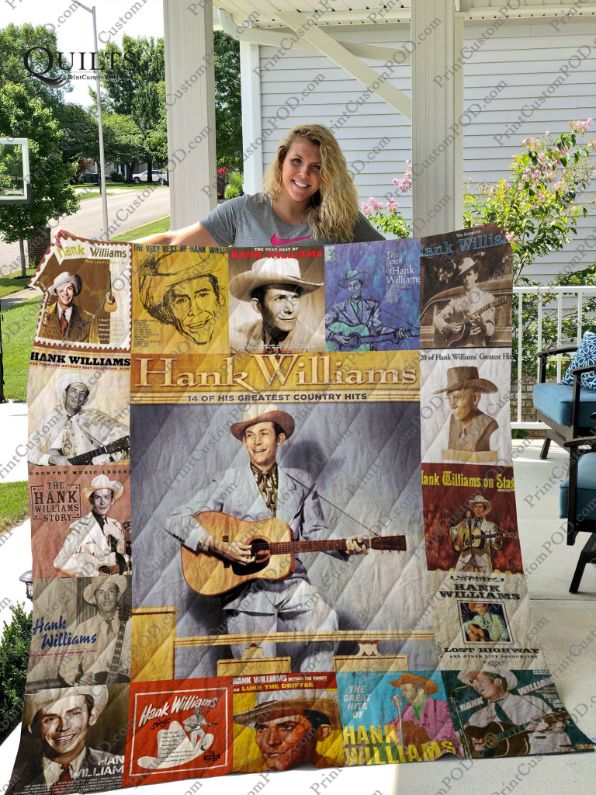 Hank Williams Collection Quilt Blanket - For Lovers of Classic Country Music