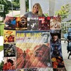 Hank Williams Jr. Country Music Collection Quilt Blanket - For Fans of the Country Legend