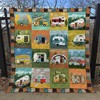 Happy Camping Quilt Bedding Set Th2506 for Adventure Seekers