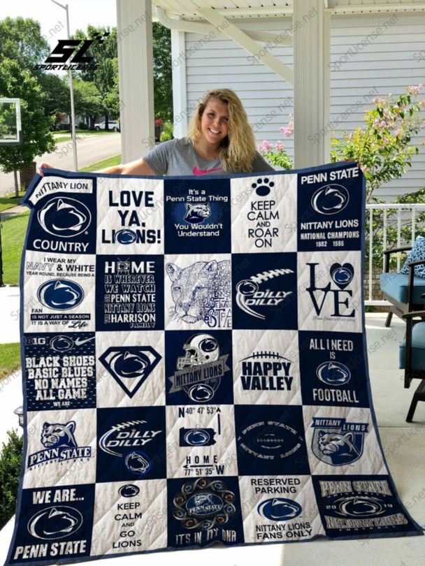 Happy Valley Penn State Nittany Lions Green Ncaa Quilt Bedding Set - Get Your Game On