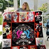 Harley Quinn Fanart Designs Quilt Blanket for DC Comics Fans