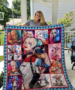 Harley Quinn Graphics Collection Quilt Bedding Set - Featuring Iconic DC Comics Character