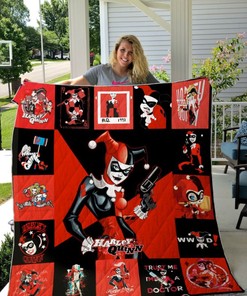 Harley Quinn Trust Me I'm A Doctor: Quilt Bedding Set with Fleece Blanket for Harley Quinn Fans