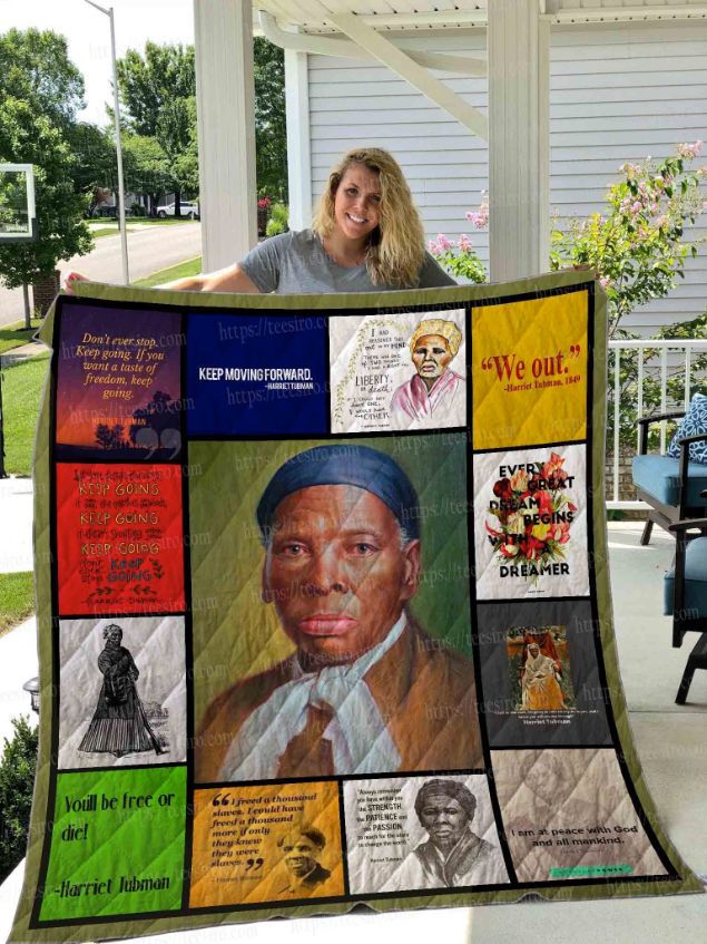 Harriet Tubman Retro Collection Quilt Blanket for History Buffs