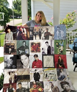 Harry Connick Jr. Vintage Music Quote Quilt Bedding Set