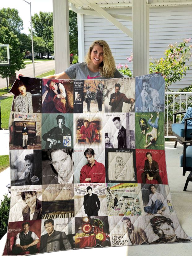 Harry Connick Jr. Vintage Music Quote Quilt Bedding Set