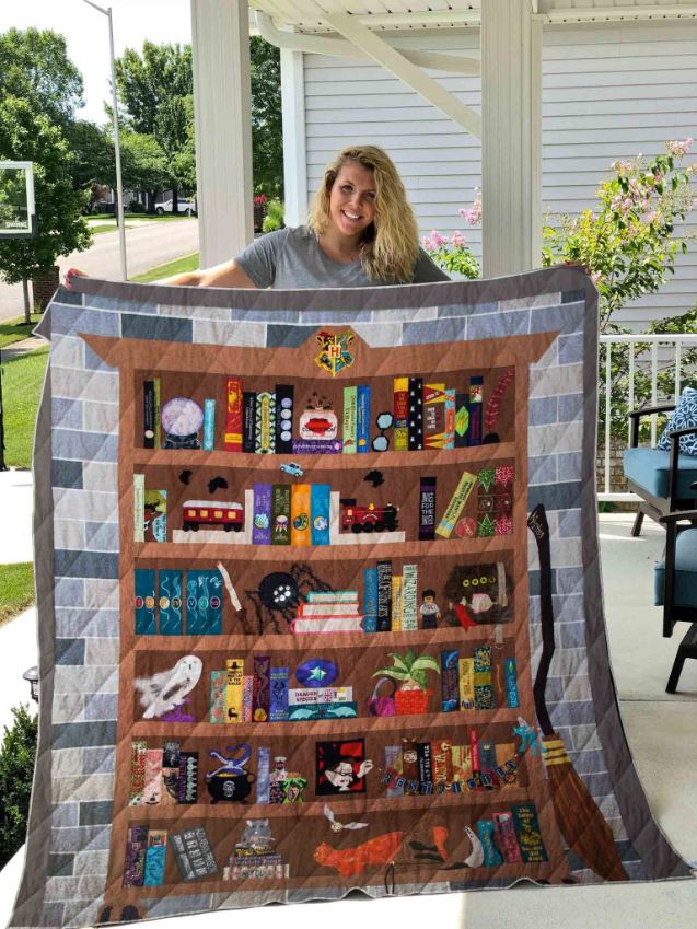 Harry Porter Books Combined Quilt Bedding Set for Literature Fans