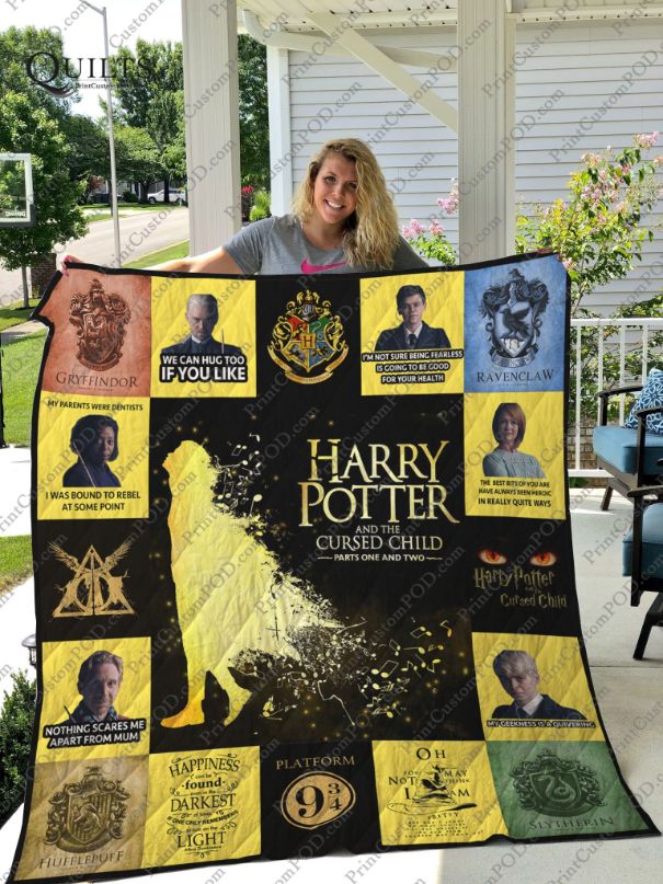 Harry Potter Alt Ending Cursed Child Quilt Blanket featuring Unique Artwork