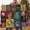 Harry Potter Colorful Houses Symbol Quilt Bedding Set, Full of Magic for All Ages