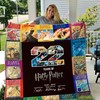 Harry Potter Combined Collection: Pictures from 22 Years Printed On a Cozy Quilt Blanket