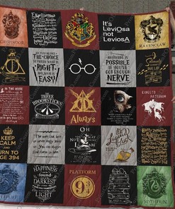 Harry Potter Fan Favorite Quilt Blanket DUP1