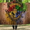 Harry Potter Hogwarts Hooded Blanket for Fans