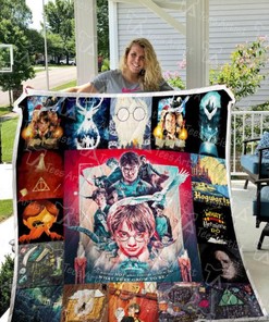 Harry Potter Quilt Blanket 0406 featuring Famous Characters