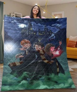Harry Potter Ron Weasley Hermione Granger Collection Quilt Blanket for Fans