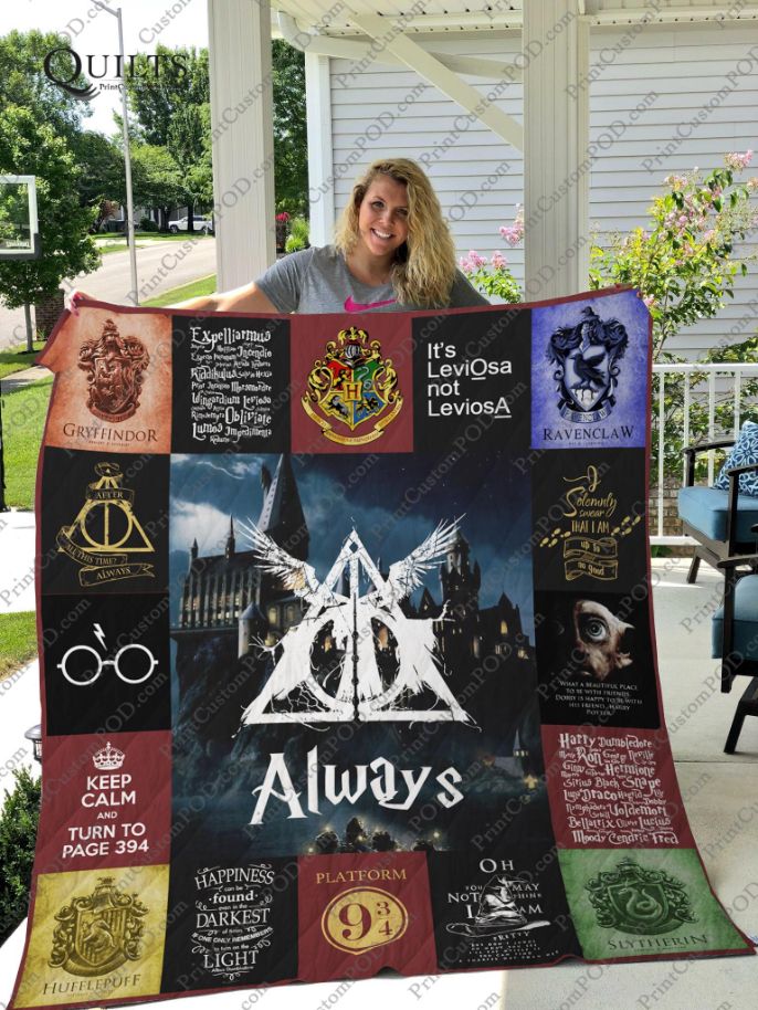 Harry Potter T-Shirt Collection Turned Into a Cozy Quilt Blanket