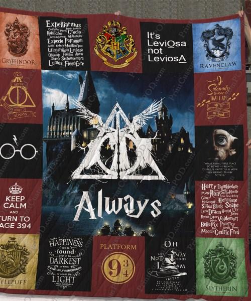 Harry Potter T-Shirt Collection Ver. 17, Turned Into a Cozy Quilt Blanket