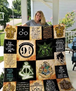 Harry Potter and Friends Quilt Blanket featuring Famous Characters
