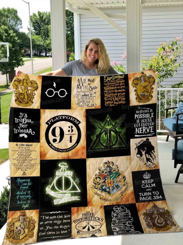 Harry Potter and Friends Quilt Blanket featuring Famous Characters