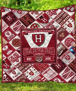 Harvard Crimson NCAA Quilt Blanket for Fans