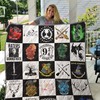 Haters Gonna Hate Harry Potter Hogwarts School Quilt Blanket with a Motivational Message